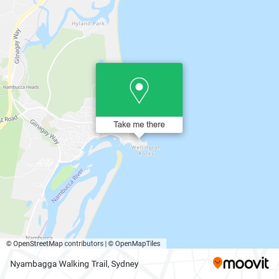 Nyambagga Walking Trail map