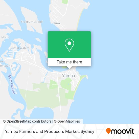 Yamba Farmers and Producers Market map