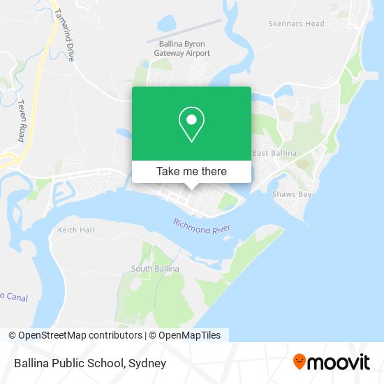 Ballina Public School map