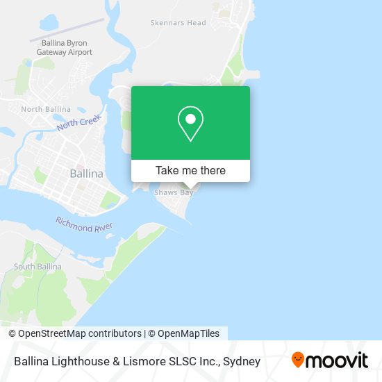 Ballina Lighthouse & Lismore SLSC Inc. map