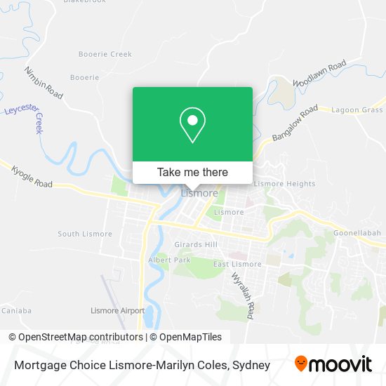 Mortgage Choice Lismore-Marilyn Coles map