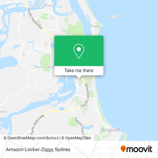 Amazon Locker-Ziggy map