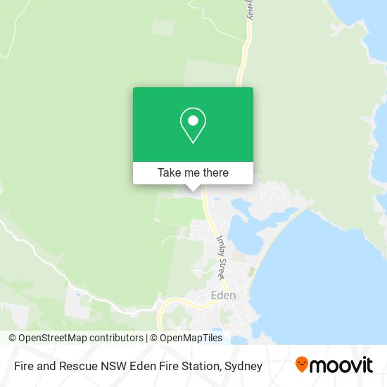 Fire and Rescue NSW Eden Fire Station map