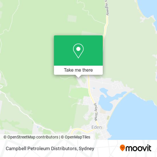Campbell Petroleum Distributors map
