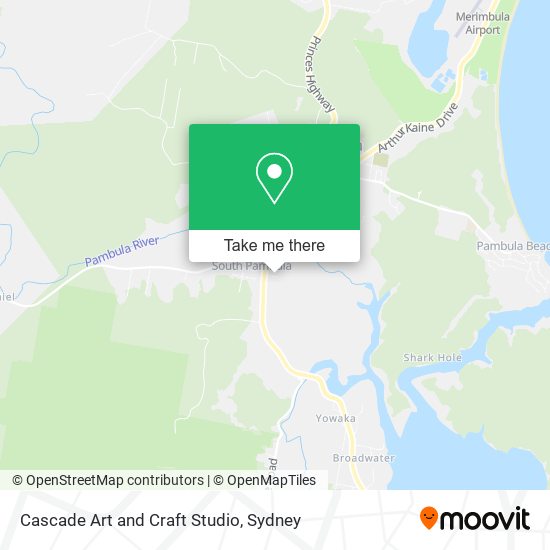 Cascade Art and Craft Studio map