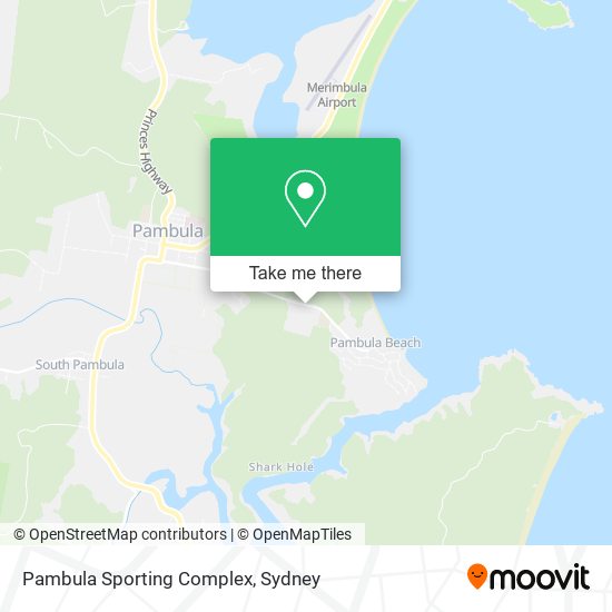Pambula Sporting Complex map