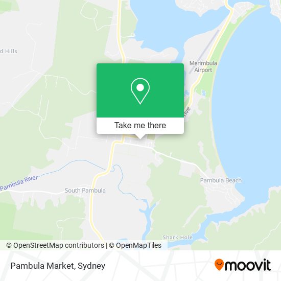 Pambula Market map