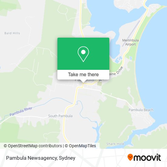 Pambula Newsagency map