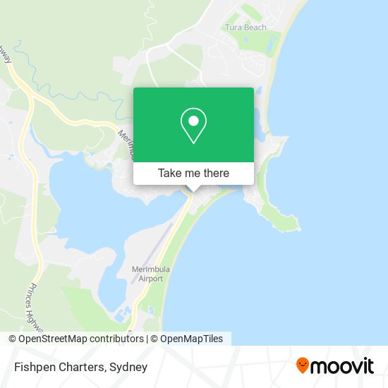 Fishpen Charters map