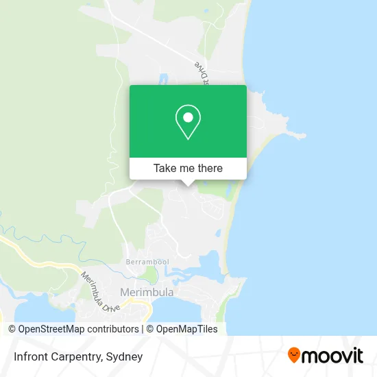 Mapa Infront Carpentry