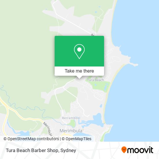 Mapa Tura Beach Barber Shop