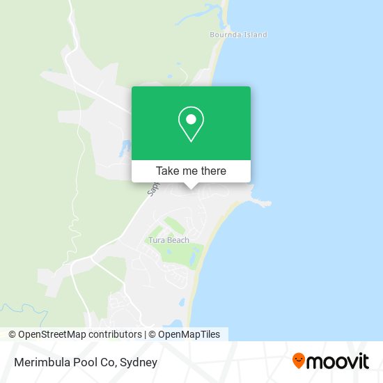 Mapa Merimbula Pool Co