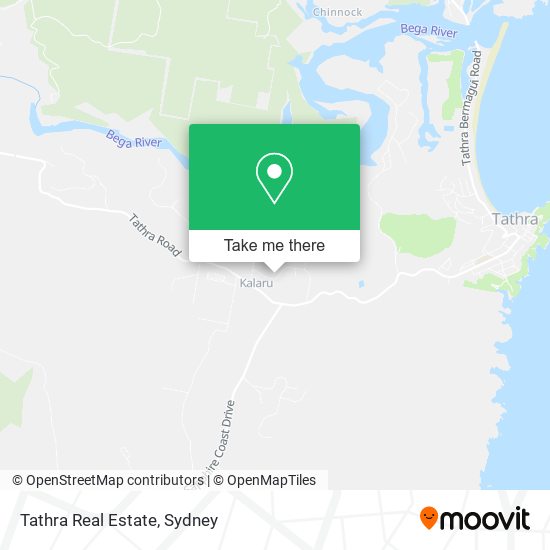Tathra Real Estate map