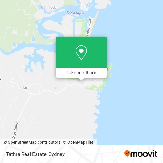 Tathra Real Estate map