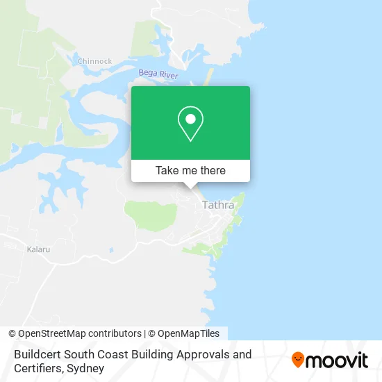 Buildcert South Coast Building Approvals and Certifiers map