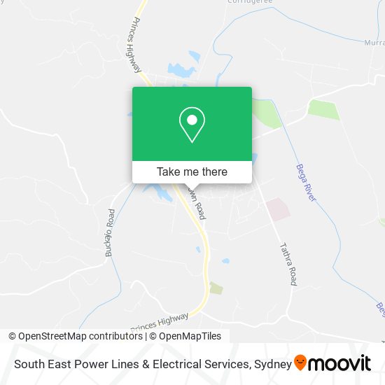 South East Power Lines & Electrical Services map