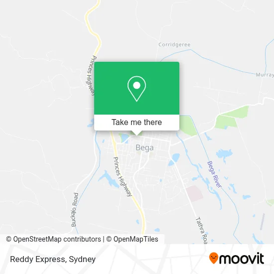 Reddy Express map