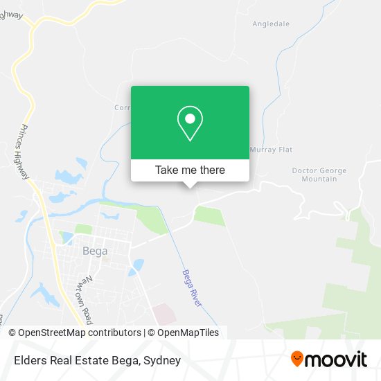 Elders Real Estate Bega map