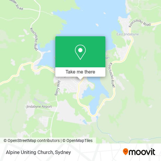 Alpine Uniting Church map