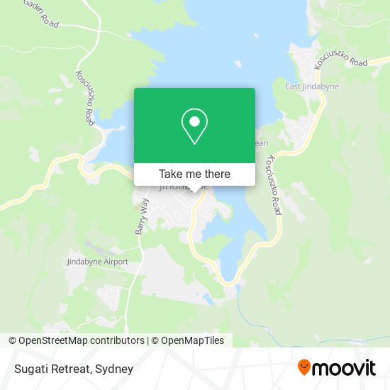 Sugati Retreat map