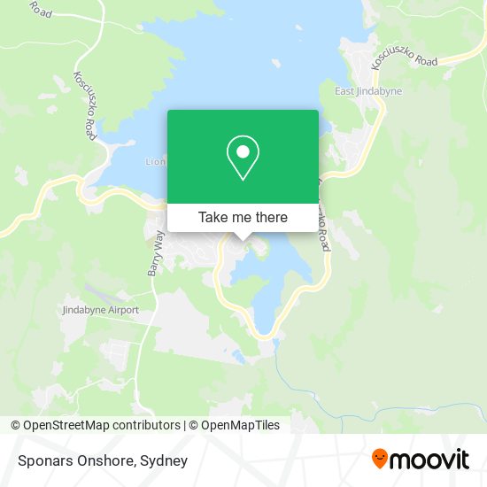 Sponars Onshore map