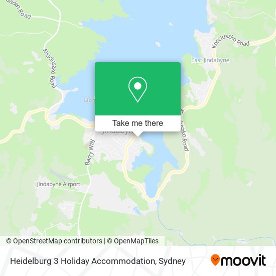 Heidelburg 3 Holiday Accommodation map