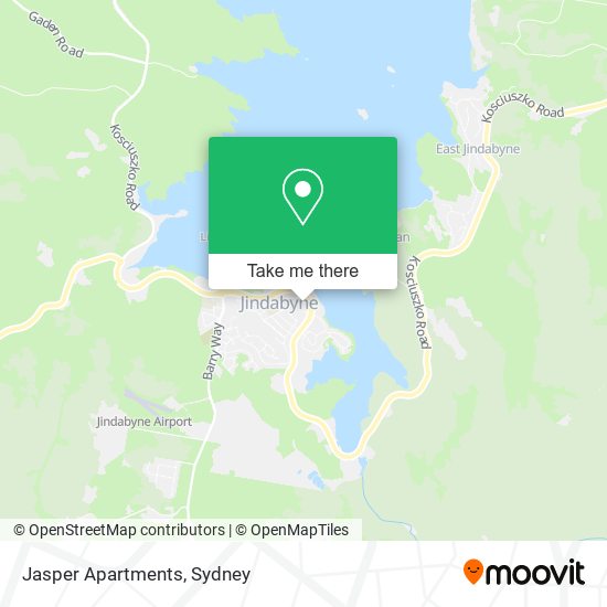 Jasper Apartments map