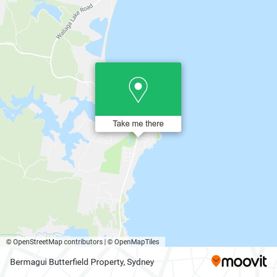 Bermagui Butterfield Property map