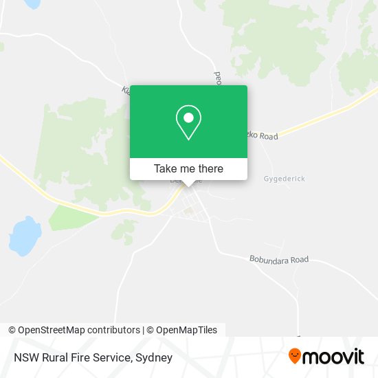 NSW Rural Fire Service map