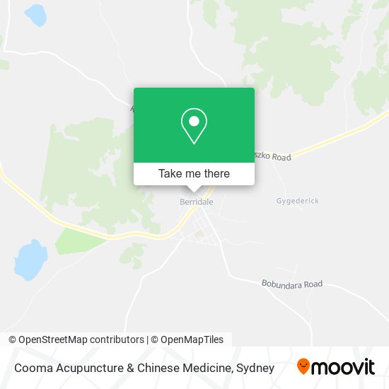 Cooma Acupuncture & Chinese Medicine map