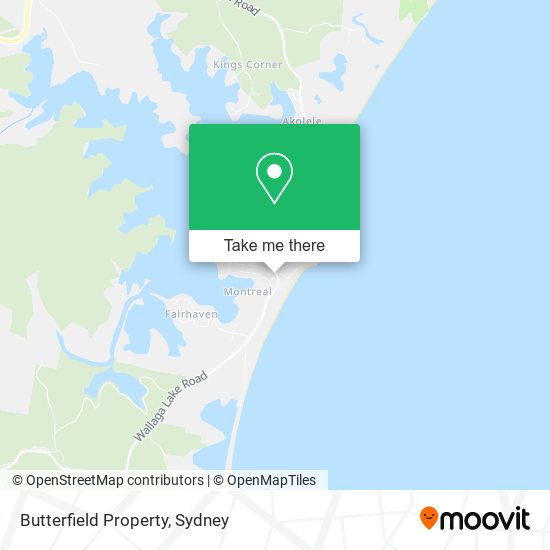 Butterfield Property map