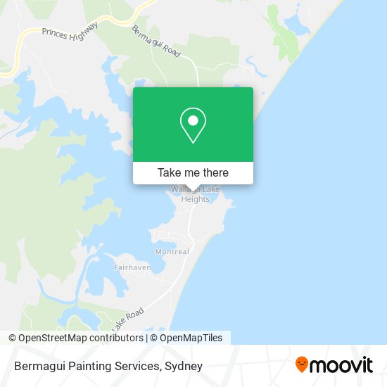 Bermagui Painting Services map