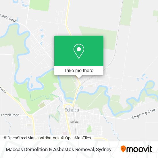 Maccas Demolition & Asbestos Removal map