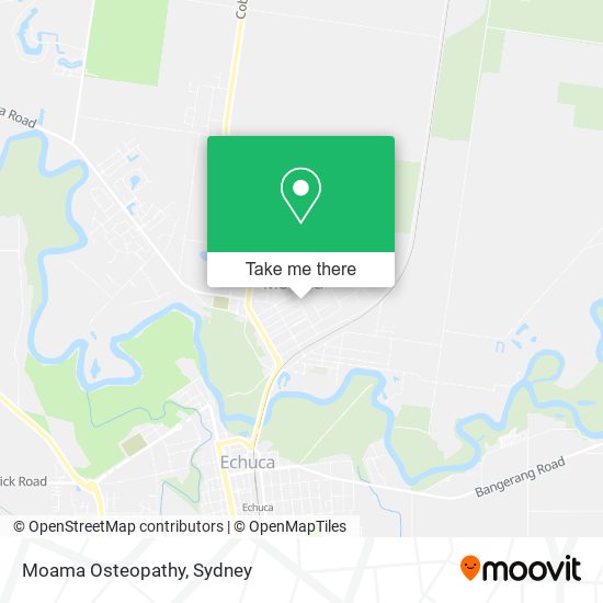 Moama Osteopathy map