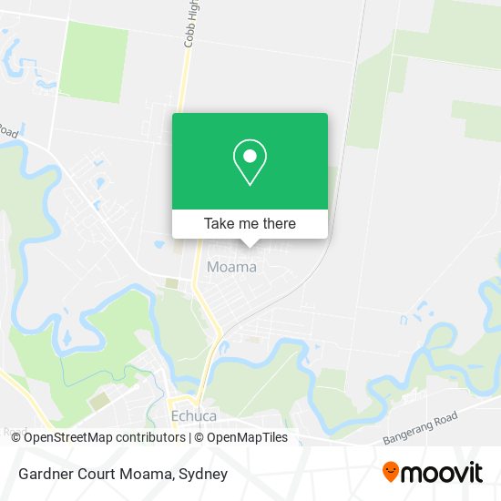 Gardner Court Moama map