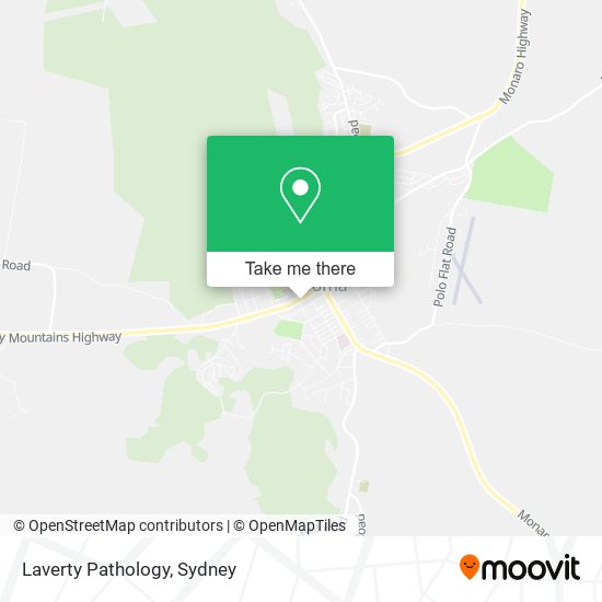 Laverty Pathology map