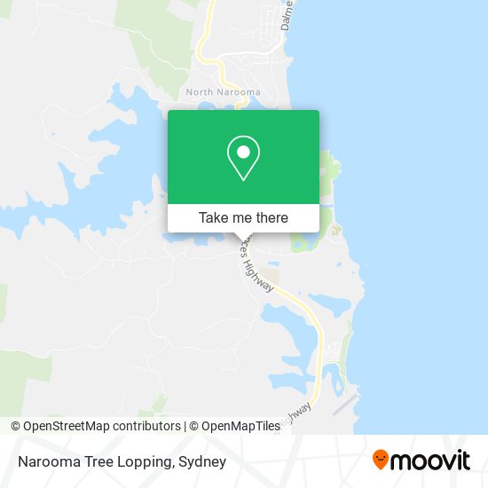 Narooma Tree Lopping map