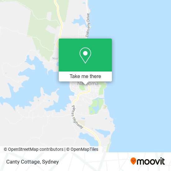 Canty Cottage map