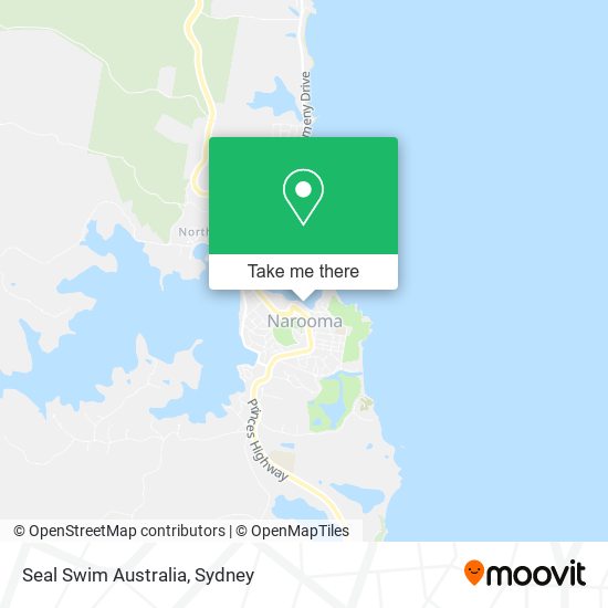 Seal Swim Australia map
