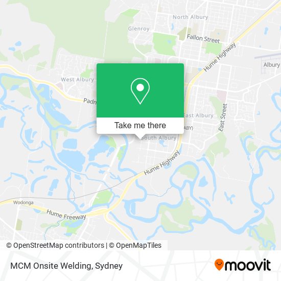 MCM Onsite Welding map