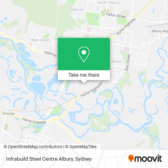 Infrabuild Steel Centre Albury map