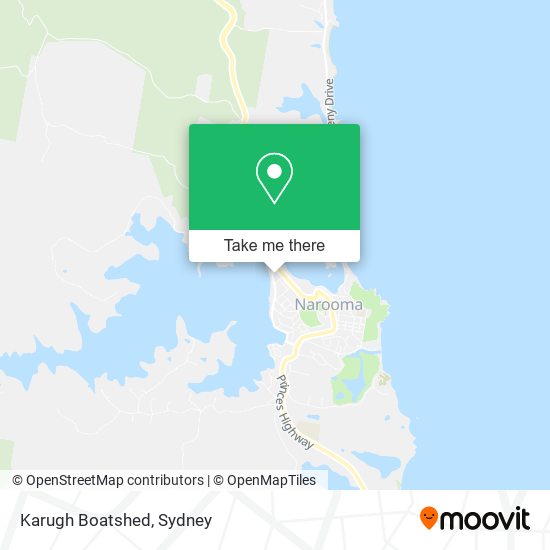 Karugh Boatshed map