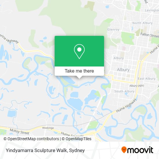 Yindyamarra Sculpture Walk map