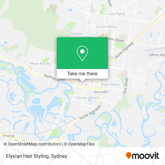 Elysian Hair Styling map