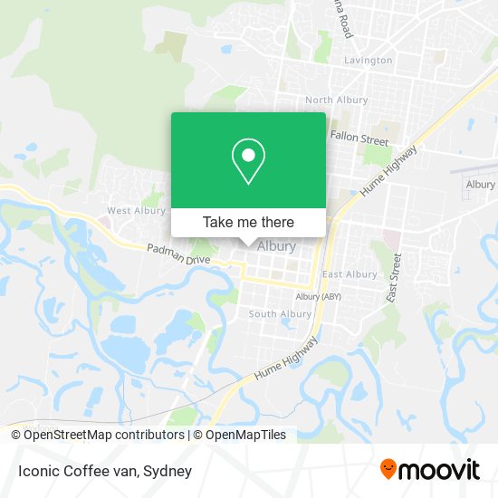 Iconic Coffee van map