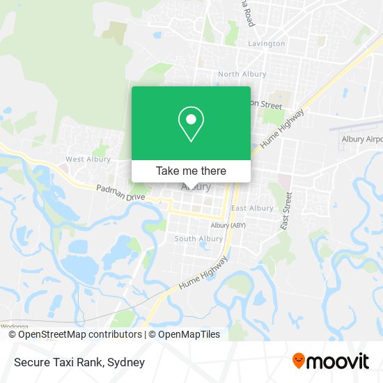 Secure Taxi Rank map