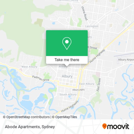 Abode Apartments map