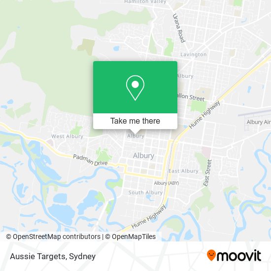 Mapa Aussie Targets