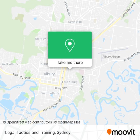 Legal Tactics and Training map