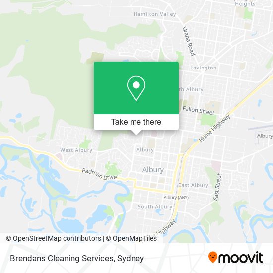 Mapa Brendans Cleaning Services